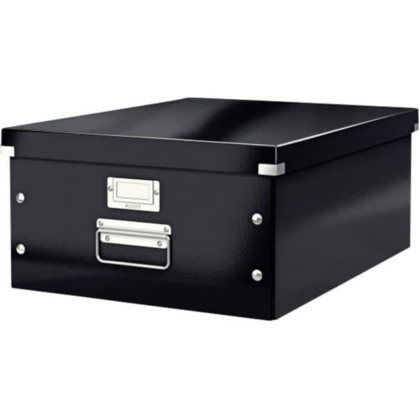 Opbevaringsboks - LEITZ - Click & Store - A3 - Sort - Foldbar og holdbar