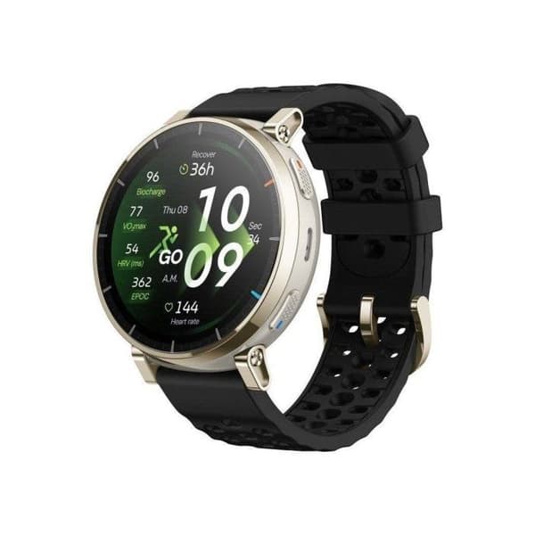 Amazfit Active 3 Premium GPS NFC Bluetooth 45mm AMOLED Vandmodstand 5ATM Sort