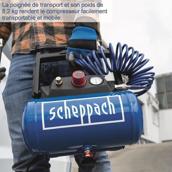 6L kompressor - HC06 - Scheppach