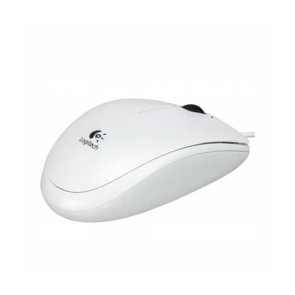 Logitech optisk affärsmus - B100 Vit