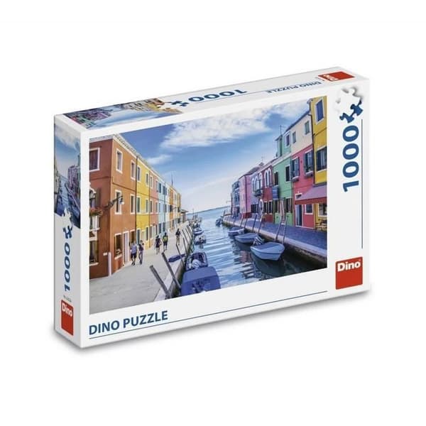 1000 brikker puslespil: Kanal i Venedig