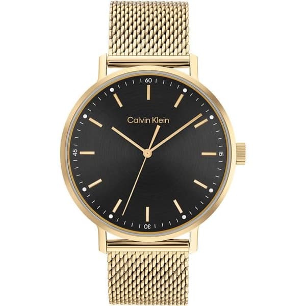 visar endast tiden man Calvin Klein Timeless Guld 25200049
