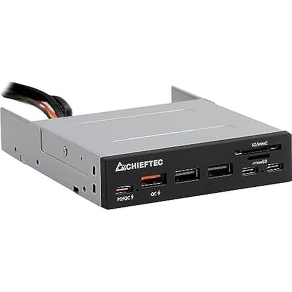 Kortlæser - CHIEFTEC - CRD-908H - Sort - USB-interface - Pålidelig Ydeevne