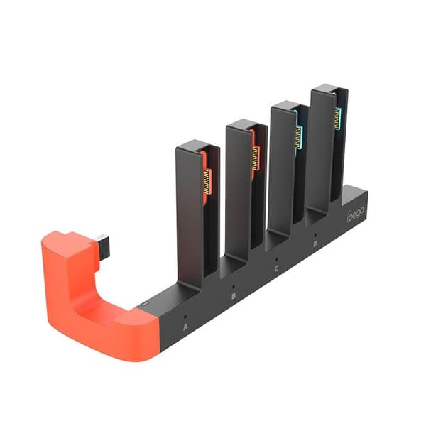 4-i-1 Opladestation Model SW2185 til Nintendo Joy-Con Switch 2 Ipega Sort