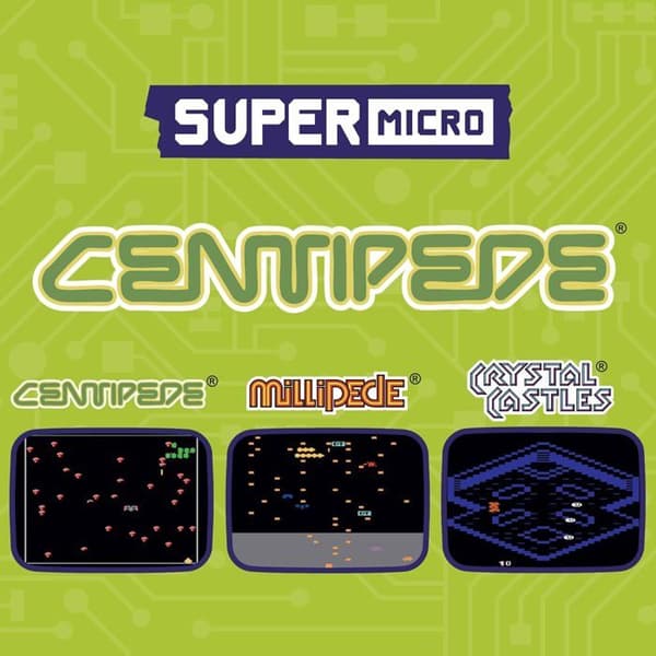 Super Micro Atari Centipede Nyckelring Gamer