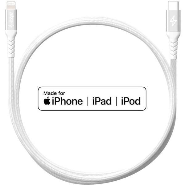 AlzaPower AluCore USB-C til Lightning MFi 2m sølv