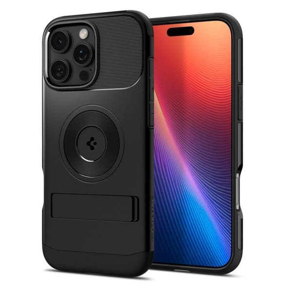 Spigen Slim Armor MagSafe Cover til iPhone 16 Pro - Sort