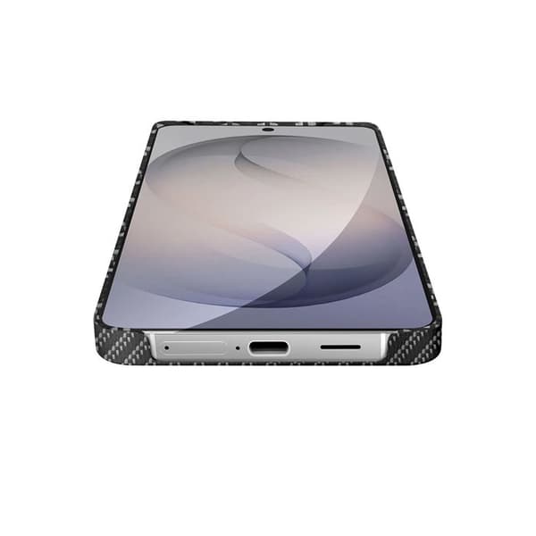 MagSafe Cover - SAMSUNG - Galaxy S26 - Carbon Effekt - Stødabsorberende - Magnetisk Ring