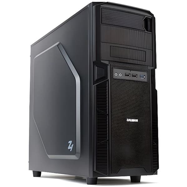 ZALMAN Z1 PC CASE - Medium Tower - USB3.0 - Sort - ATX-format (ZM-Z1)