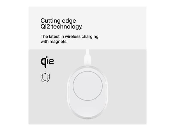 Trådløs oplader - Belkin - BoostCharge Pro - Magnetisk - Konvertibel - Qi2