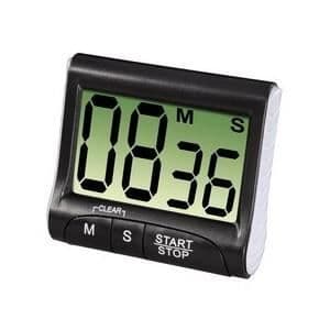 Køkkens timer - Xavax - Nedtælling - Digital - Sort - Programmerbar 99 min 59 sek
