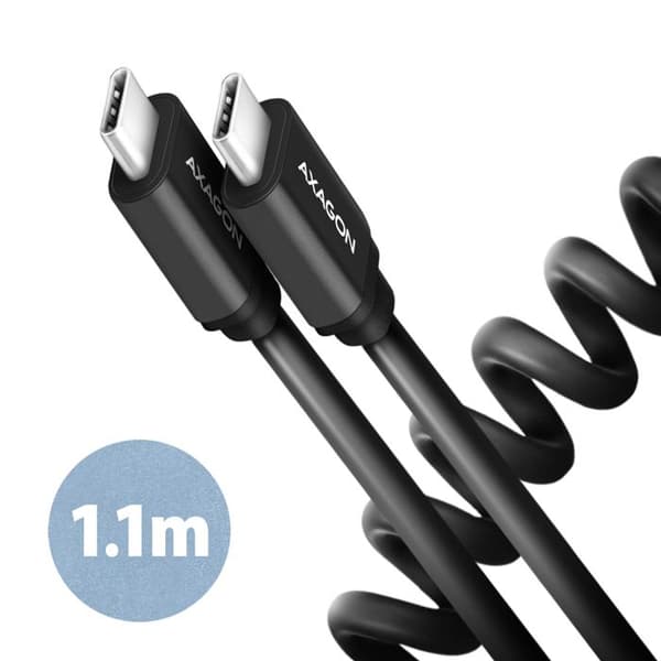 USB-C-kabel - AXAGON - BUCM-AM20TB - 1 m - 2.4 A - USB 2.0