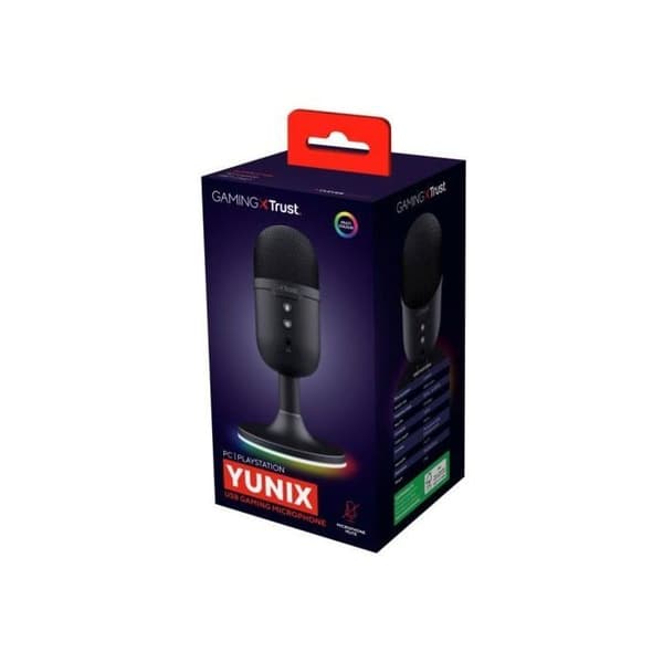 Mikrofon USB - TRUST - GXT234 Yunix - Sort - Streaming - Podcasting