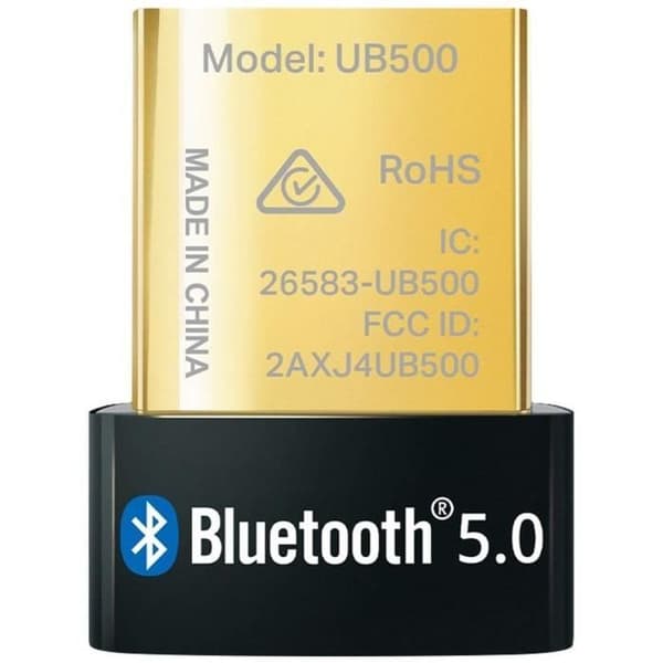 Bluetooth 5.0 adapter - TP LINK - Bluetooth 5.0 dongle - Bluetooth nøgle til pc, mus - Windows 11/10/8.1/7 kompatibel - UB500