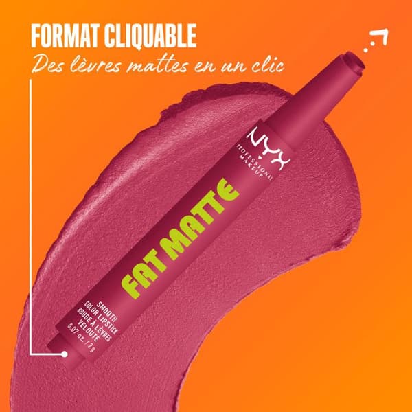 NYX Professional Makeup Fat Matte Læbestift Mat Cremet Blush Blanket