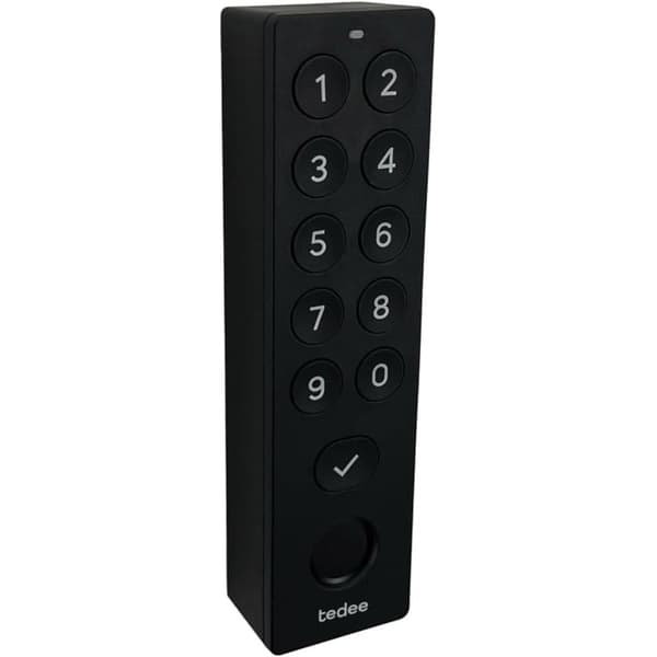 Tedee Tangentbord PRO - Biometrisk åtkomst - Bluetooth - IP65 - 100 koder - Lätt installation