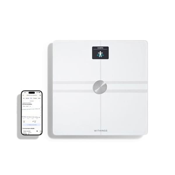 Balance connected Withings Body Comp Hvid