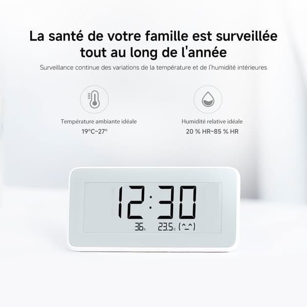 Xiaomi Mi temperatur- och fuktighetssensor - vit - TU