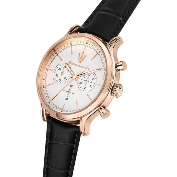 Chronografur - MASERATI - Epoca - 42mm - 10ATM - Sort Læder