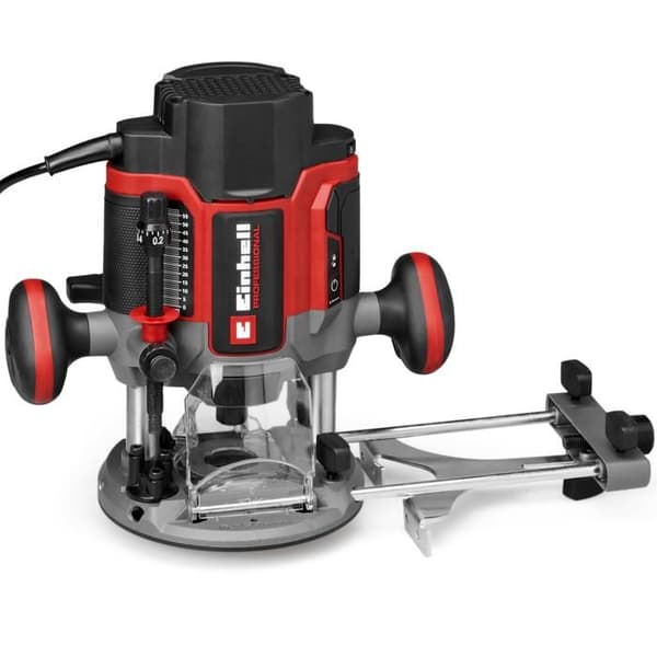 Einhell Professional Fräsmaskin TP-RO 1400 E (1400 W, slaglängd 55 mm, med parallellguide, kompassspets)