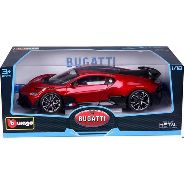 Monterade modeller - Bugatti Divo Red 1/18 Burago