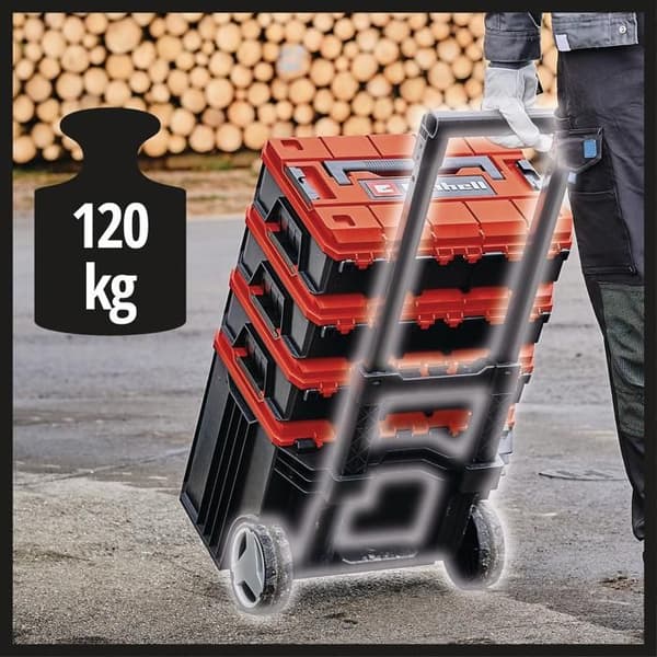 Einhell Förvaringslåda E-Case L (120 kg max, för modulär förvaring av känslig utrustning)