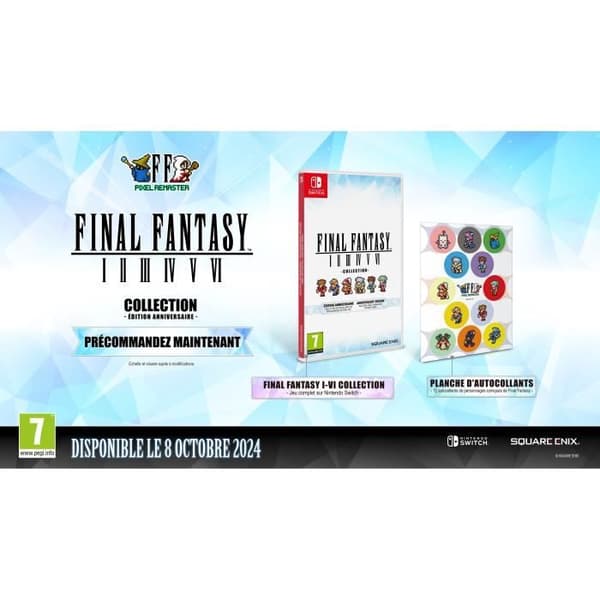 Final Fantasy I til VI - Nintendo Switch Game - Anniversary Edition