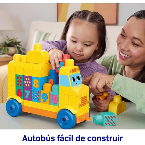 MEGA BLOKS BYGG & RÄKNA BUSS