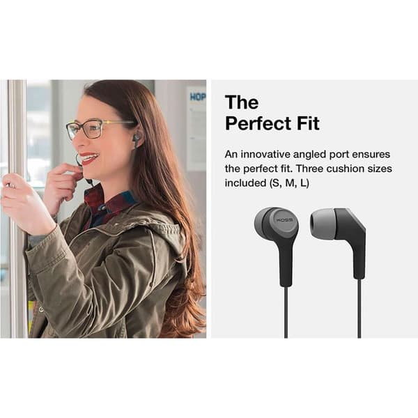 Bluetooth headset - KOSS - BT115i - Sort - Grå - Trådløs - Binaural lyd