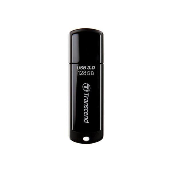 TRANSCEND JETFLASH 700 USB nøgle - 128 GB - Sort - USB 3.0
