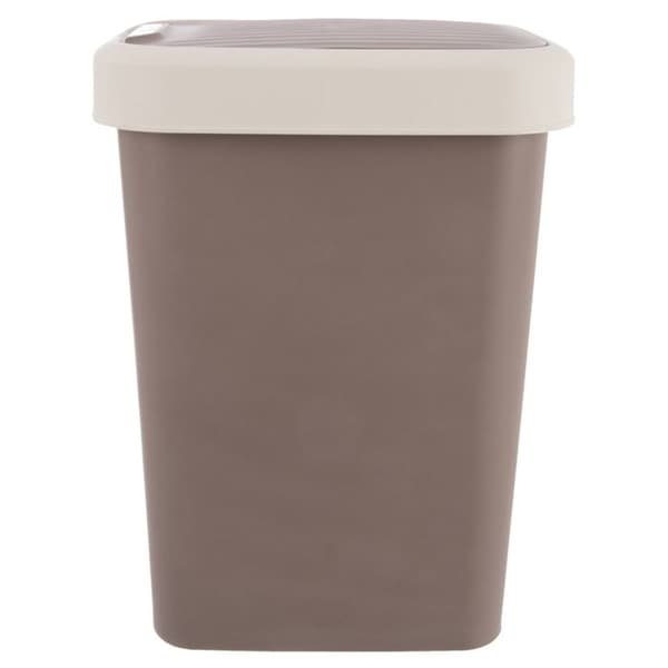 Brun plastaffaldsbeholder 25 l