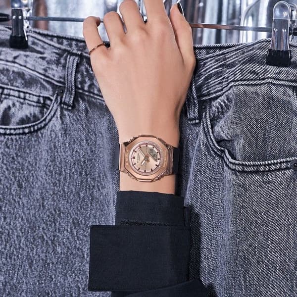 Casio Klocka - Kvinnor - GM-S2110PG-1A4ER