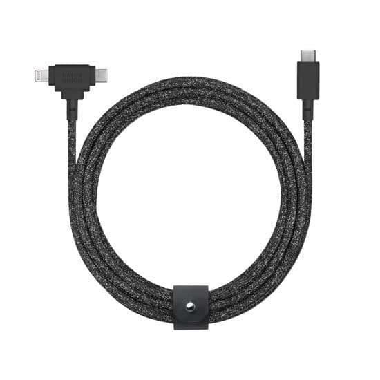 Native Union ECO Belt Kabel 2-i-1 USB-C/Lightning 1,8 m Cosmo