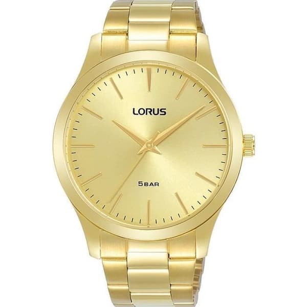 Ur - LORUS - Klassisk - Rustfrit stål - Guld - 5 Atm
