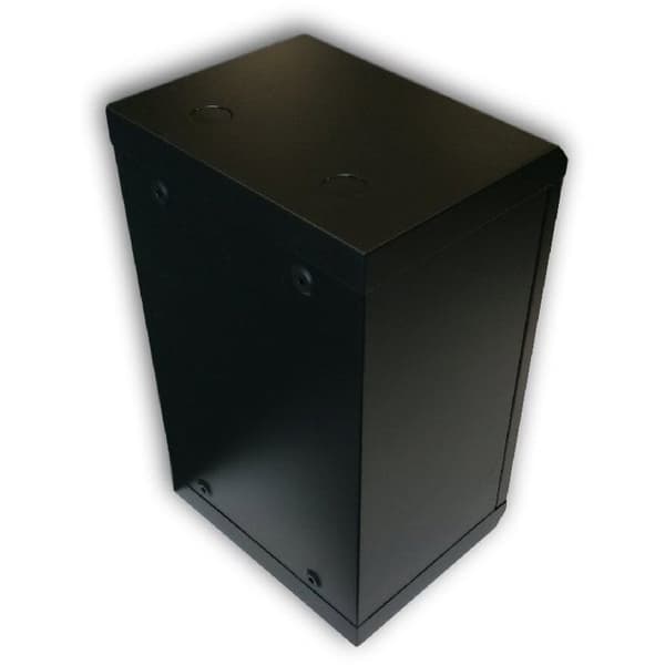 Datacom 10 12U/280 mm (glas) sort