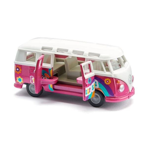 Busmodel - SIKU - 2364 - Rosa - Skala 1:50 - For-samlet