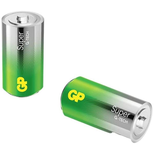 GP Super Pile LR14 (C) alkaliske 1,5 V 2 stk.