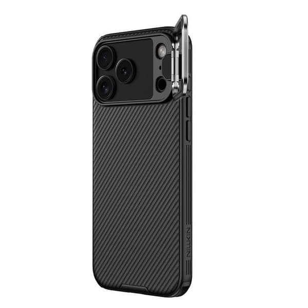 Cover til iPhone 17 Pro Max - TPU+PC, Sort