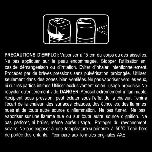 AX Herre Deodorant Spray Black Fresh 48h 150ml