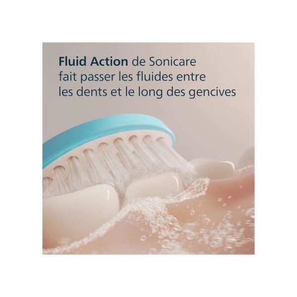 Sonic tandbørste - PHILIPS - Sonicare For Kids - 3 år+ - 2 bløde tilstande - Lyd- og lys timer