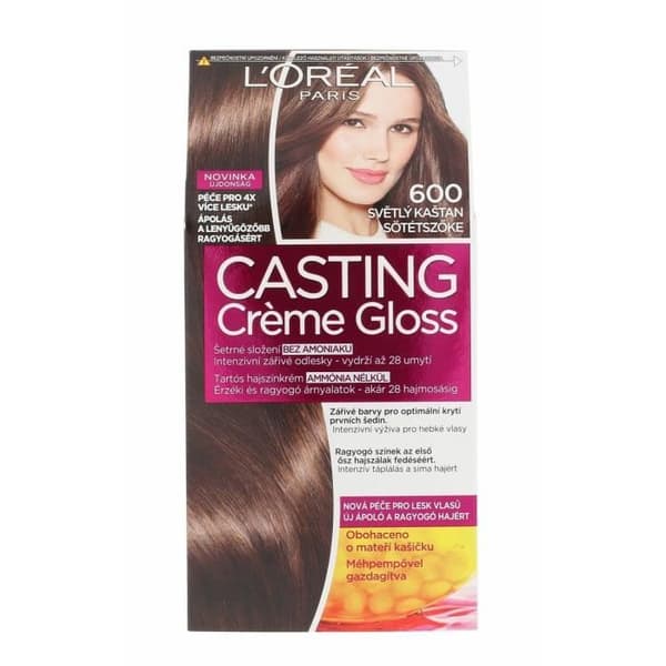 48ml Loréal Paris Casting Creme Gloss, 600 ljusbrun, hårfärg