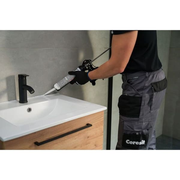 Tätningssilikon - CERESIT - CS 25 - 280 ml - Elastisk - Mögelresistent
