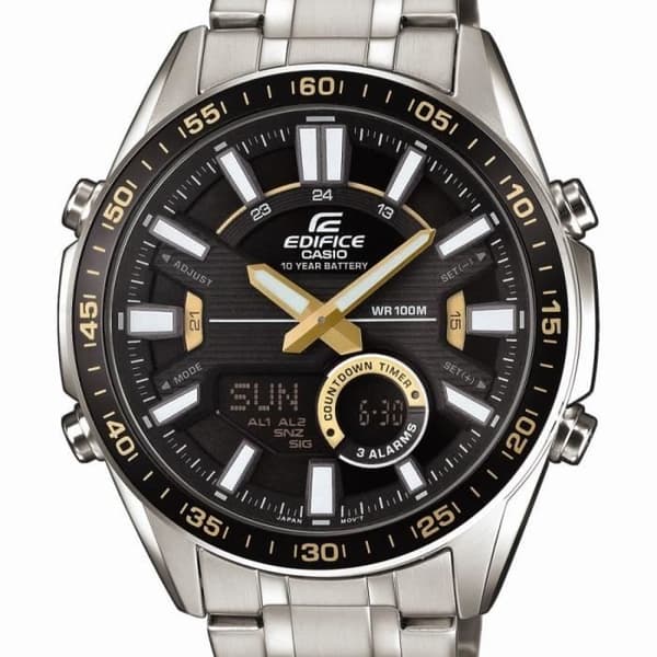 EDIFICE Watch EFV C100D 1BVEF neobrite countdown telememo 30