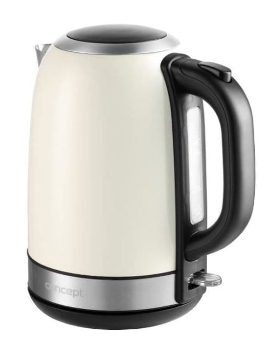 Kande - CONCEPT Husgeräte - RK3242 - Rustfrit stål - 2200W - 1,7L - Creme