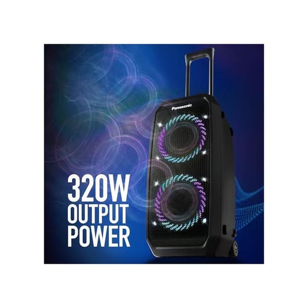 Bärbar Bluetooth-högtalare - PANASONIC - SC-BMAX30 - 320W - 14h batteritid - Mikrofon- och gitaringångar