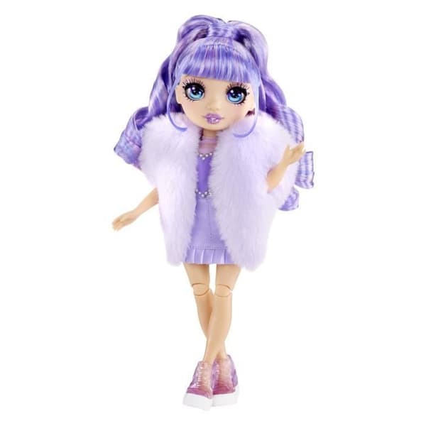 Rainbow High Cristal Poupée Mannequin 27 cm - Lila