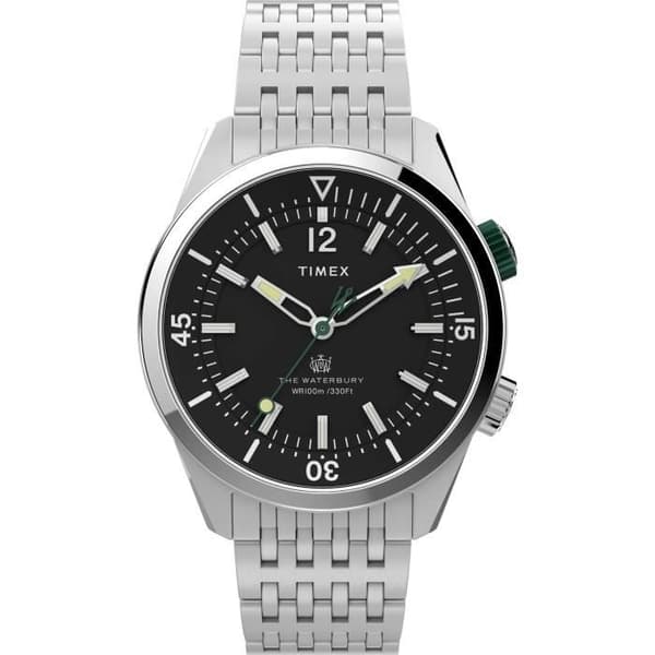Timex Ur - Mænd - TW2V49700 - Rustfrit stål - Grå - 41mm - 10 bar