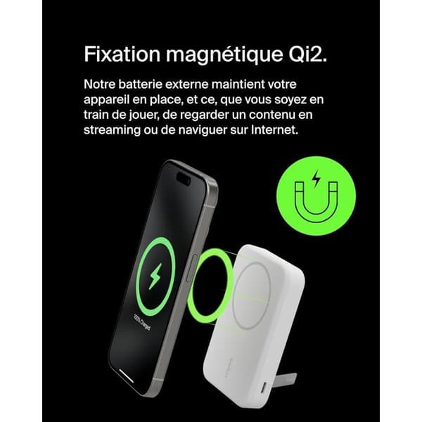 Magnetisk extern batteri - BELKIN - Vit