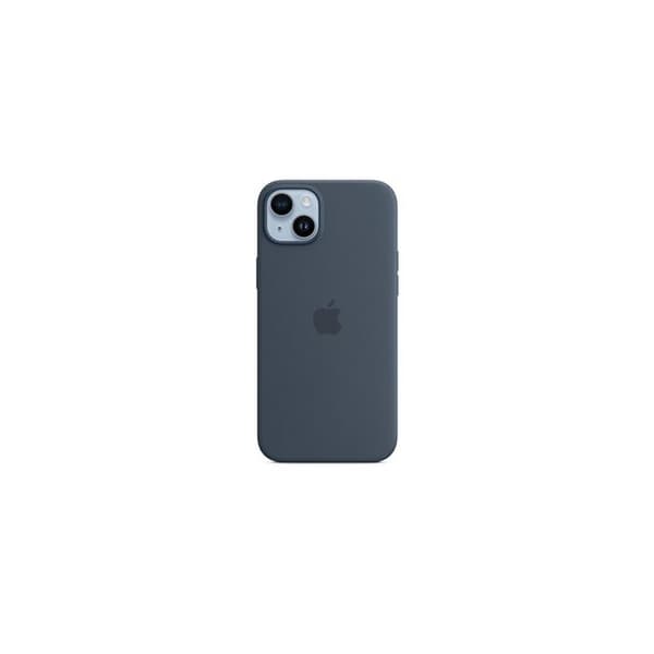 Silicone cover med MagSafe til Apple iPhone 14 Plus Blå storm