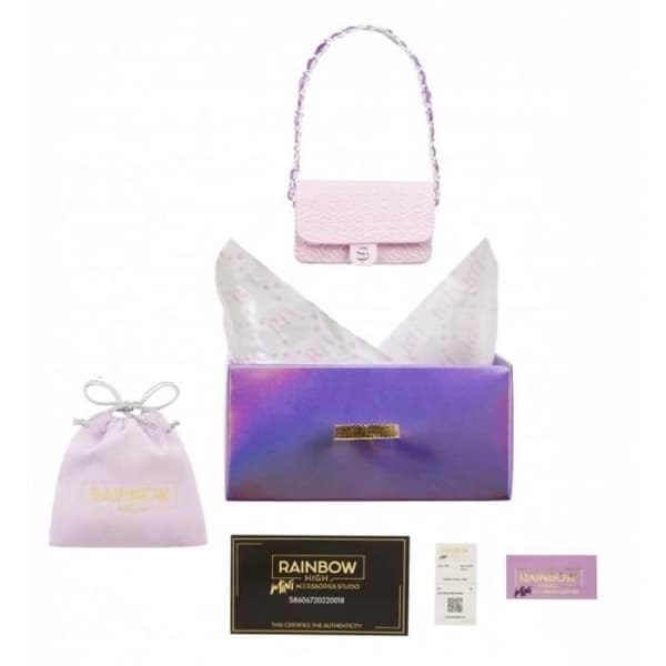 Rainbow High Mini Accessories Studio til håndtasker - Med over 25 mystiske og luksuriøse modeaccessories -